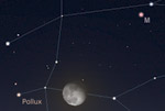 Congiunzione Luna - Marte giorno 27 ore 21.30