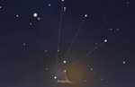 Congiunzione Luna - Venere 5 gennaio ore 6.20