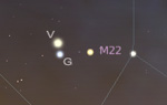 Congiunzione Venere - Giove, 1 febbraio ore 6.30