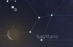 Congiunzione Luna - Giove, 3 Marzo ore 5.30