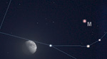 Congiunzione Luna - Marte, 15 Marzo ore 20.00