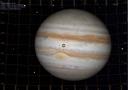 Transito di Io su Giove visto da Ganimede