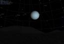 Urano visto dal satellite Umbriel