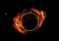 Supernova ripresa da Chandra