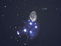 Occultazione Luna - Pleiadi 20 settembre