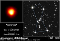 Orione e Betelgeuse