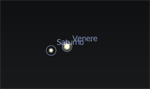 Congiunzione Venere - Saturno, giorno 13 ore 6