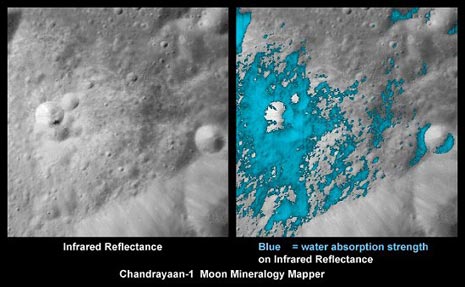 Un cratere lunare molto giovane osservato dall’M3