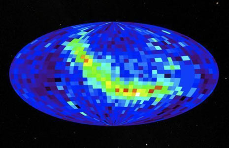 mappa delle interazioni che avvengono tra il bordo del Sistema Solare de il mezzo interstellare