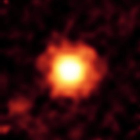 L’alone gigantesco attorno alla stella HR 8799