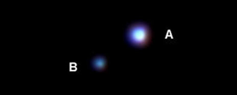 Mizar A e Mizar B hanno una separazione angolare di circa 14 secondi d’arco