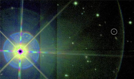 Eta Cancri a sinistra e la sua piccolo e fredda compagna a destra