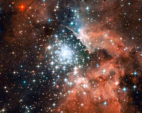 Un’immagine ben più dettagliata della fantastica fabbrica di stelle al centro di NGC 3603