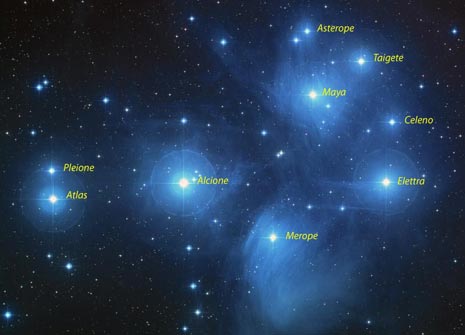 L’ammasso aperto delle Pleiadi
