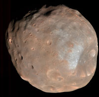Il satellite marziano Phobos ripreso dalla sonda Hirise