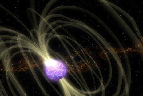 rappresentazione artistica di una Magnetar