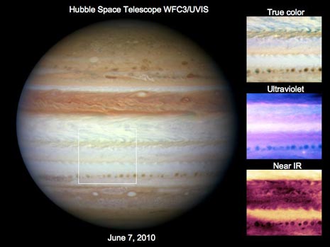 La maggiore evidenza che il flash luminoso apparso su Giove fosse stata una meteora
