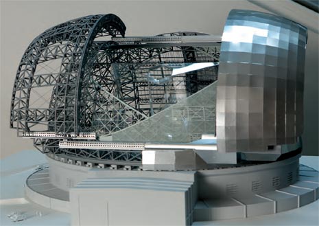 Come appariranno la cupola e il telescopio E-ELT quando saranno completati