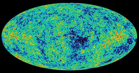 Mappa della radiazione cosmica di sfondo