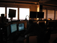 La control room