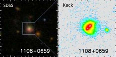 Uno dei nuovi sistemi doppi di buchi neri galattici