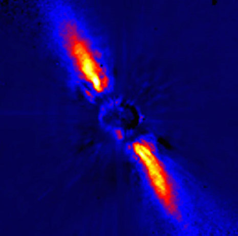 Una bellissima immagine del disco di Beta Pictoris