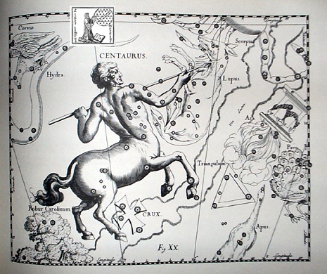 La Croce del Sud secondo Hevelius