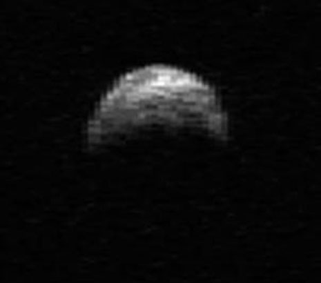Immagine radar dell’asteroide 2005 YU55
