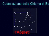 L'Applet della costellazione della Chioma in 3D