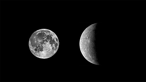 paragone luna mercurio