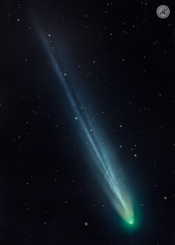 LA Cometa C/2025 A6 Lemmon ripresa il 12 ottobre 2025, dal cielo di Taranto - Copyright: Raffaele Calcagno 