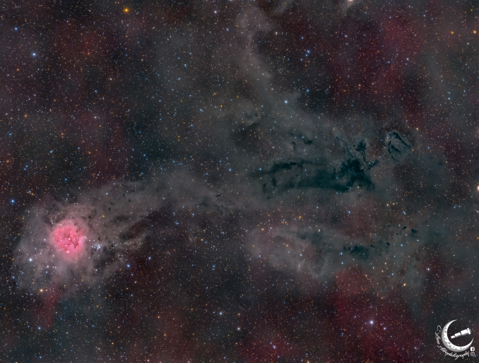 Allinterno della Nebulosa Cocoon cè un ammasso di stelle di recente sviluppo. Catalogata come IC 5146, la bellissima nebulosa è larga quasi 15 anni luce, situata a circa 4.000 anni luce di distanza verso la costellazione settentrionale del Cigno. - Copyright: Carlos Luna 