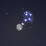 Congiunzione Luna Pleiadi