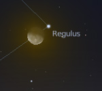 Congiunzione Luna - Regolo