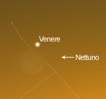 Congiunzione Luna Venere