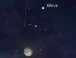 Congiunzione Luna-Giove