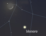 Congiunzione Luna-Venere