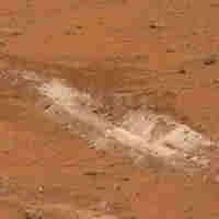 Segni lasciati dal passaggio di Spirit