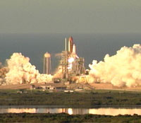 Il lancio dello Space Shuttle Atlantis