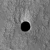 Il buco rilevato su Marte