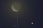 Congiunzione Luna-Pleiadi-Marte 7 agosto ore 4