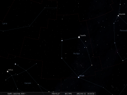 la costellazione dell'Auriga