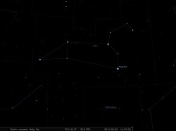 la costellazione del Leone
