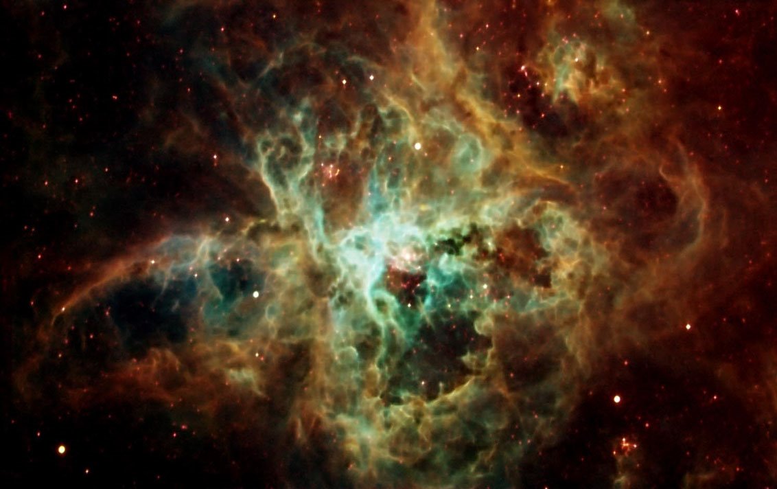 la stupenda NGC 2070 (Tarantula nebula)