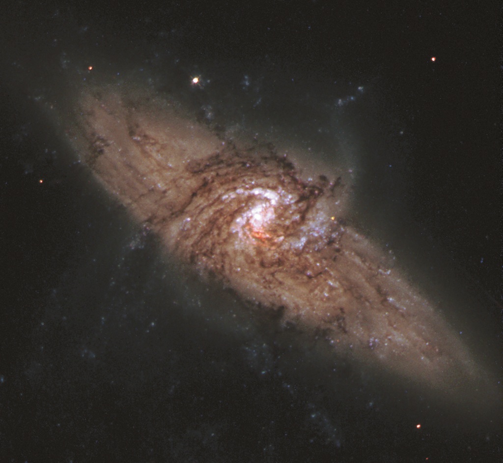 la galassia "doppia" NGC 3314