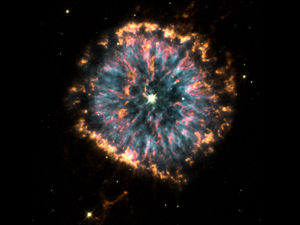 la nebulosa Glowing Eye, NGC 6751