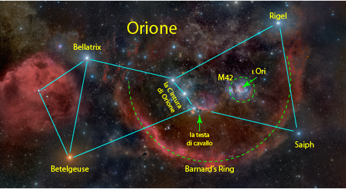 Orione ed il Barnard's Ring