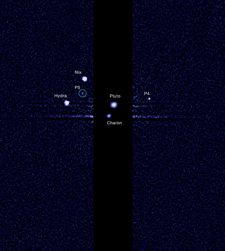 la scoperta della quinta luna di Plutone