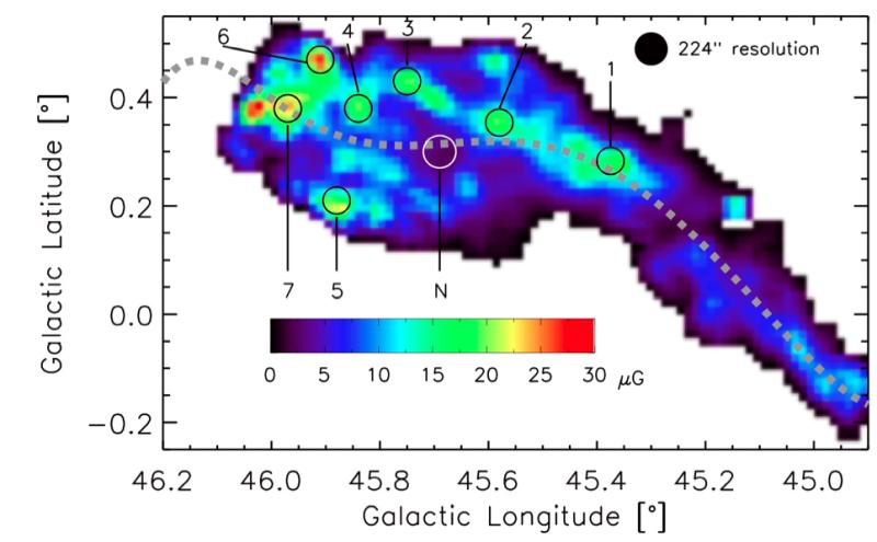 campo magnetico della nube interstellare