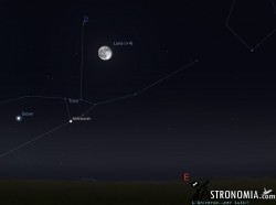 Congiunzione Luna Pleiadi, giorno 31 ore 20:00 Congiunzione Luna Pleiadi, giorno 31 ore 20:00